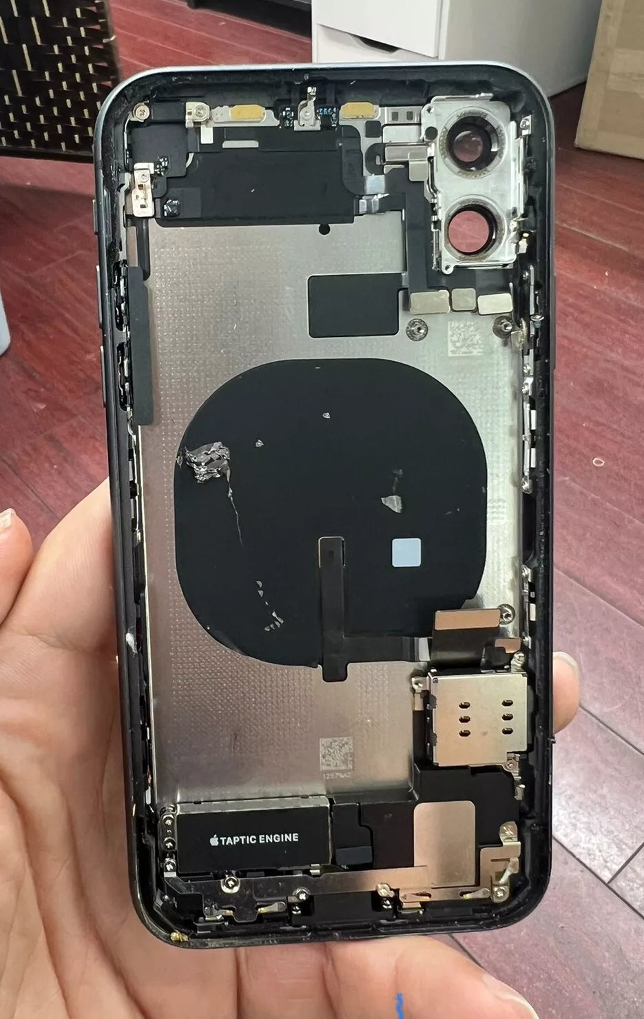 iPhone 11 Housing Back Replacement Black With Small Parts OEM Grade AB