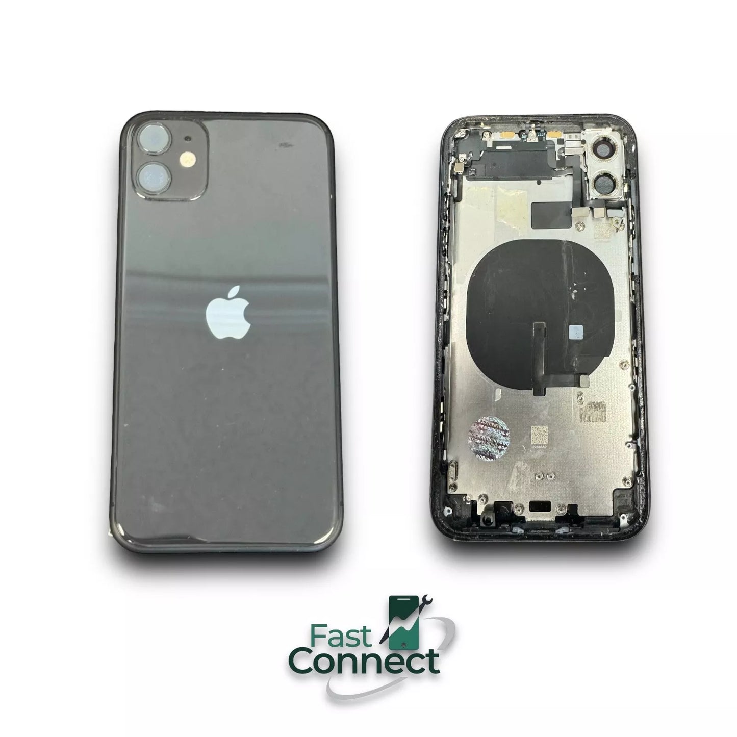 iPhone 11 Housing Back Replacement Black With Small Parts OEM Grade C