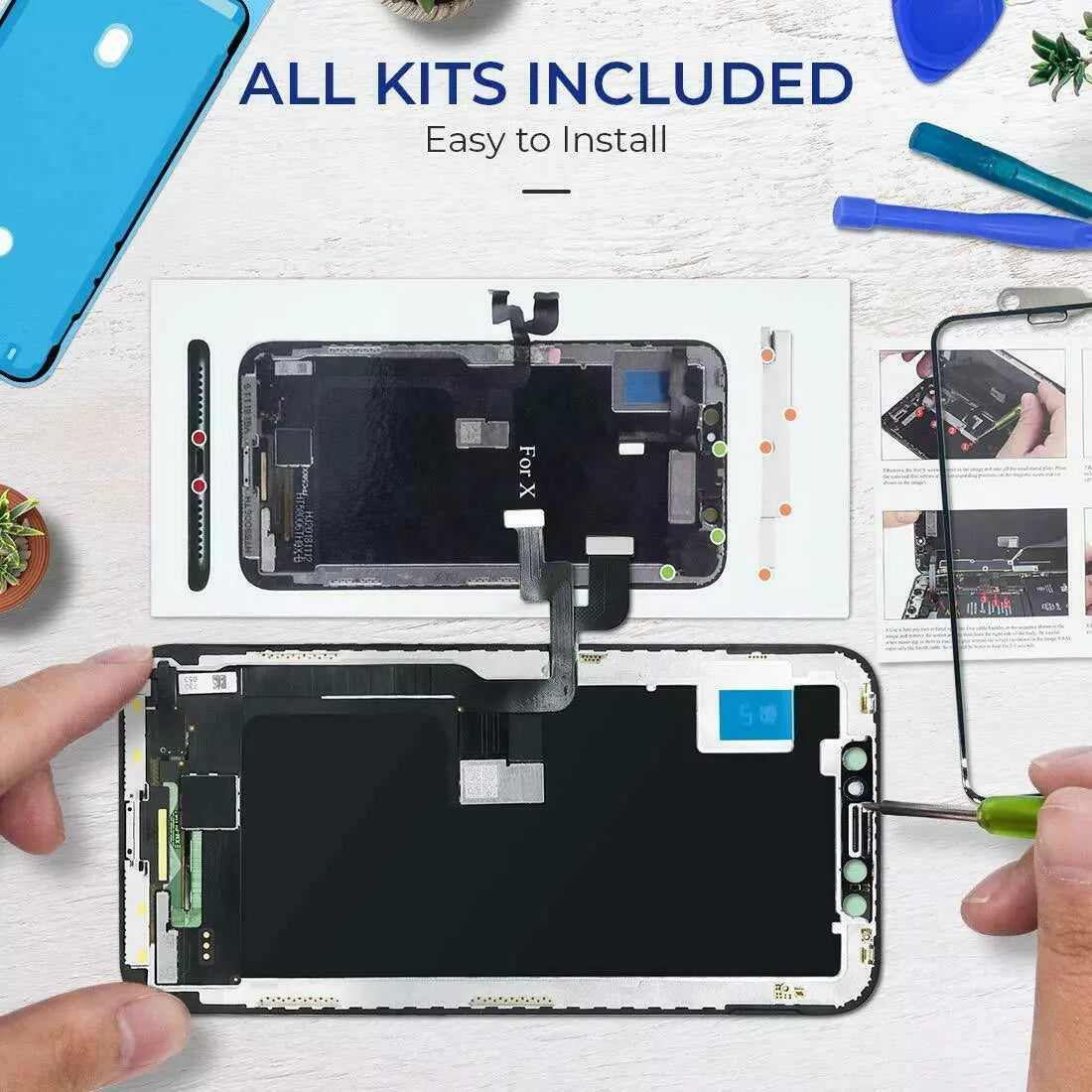For iPhone X XR Max 11 12 13 14 OLED LCD Display Touch Screen Replacement Lot