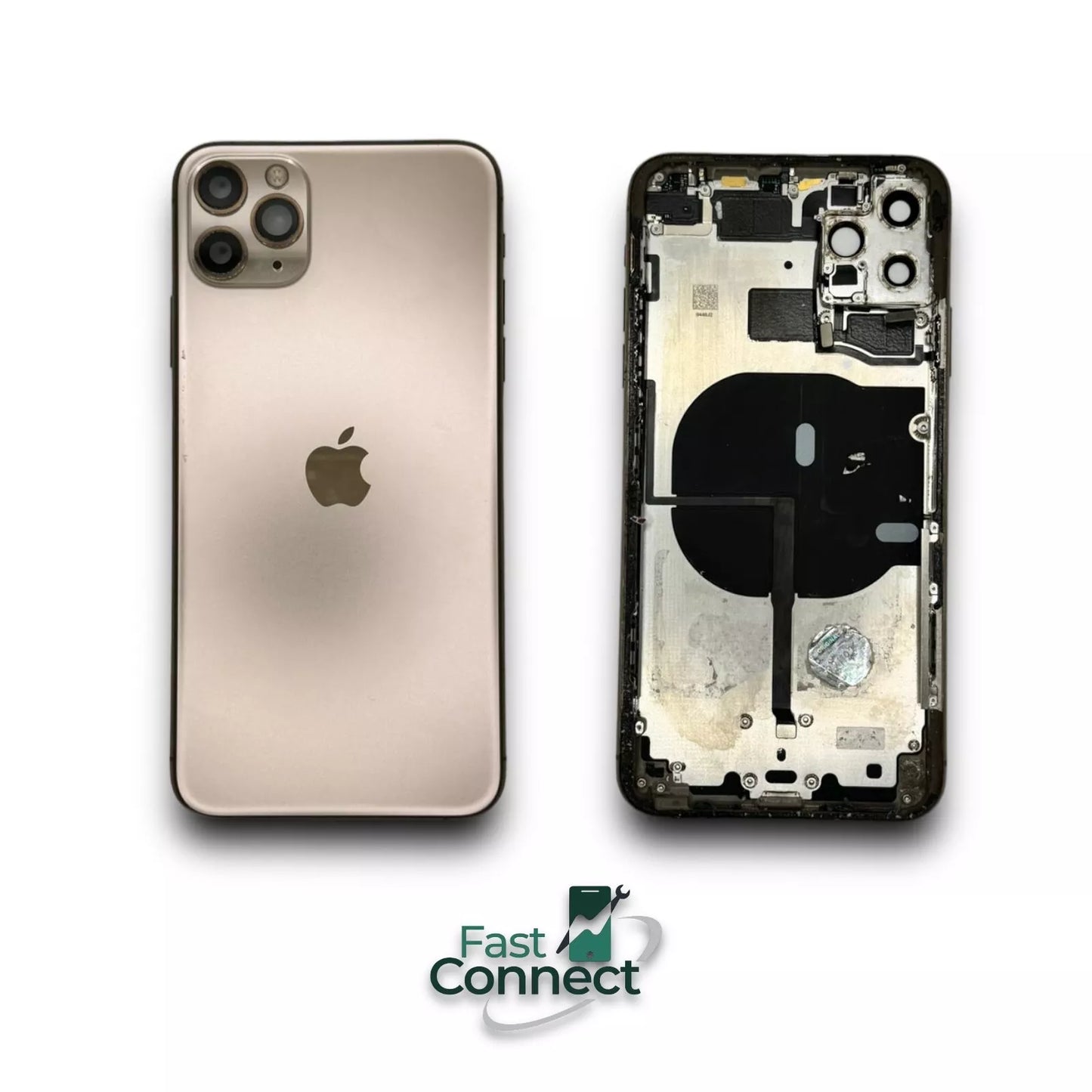iPhone 11 Pro Max Back Housing Gold OEM NO CHARGING PORT grade AB