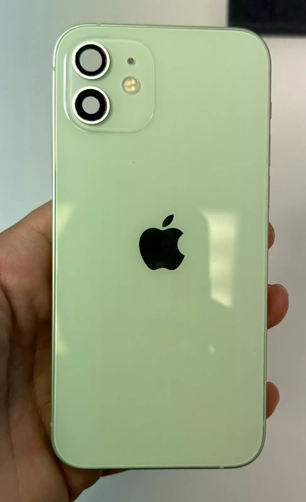 iPhone 12 Housing Back Glass Replacement OEM With S- Parts Original (Grade AB)