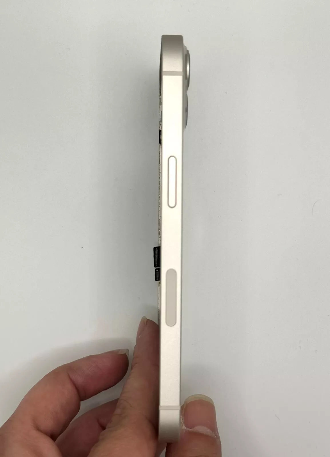 iPhone 13 starlight Housing Replacement With Small Parts Frame OEM Pull Grade A
