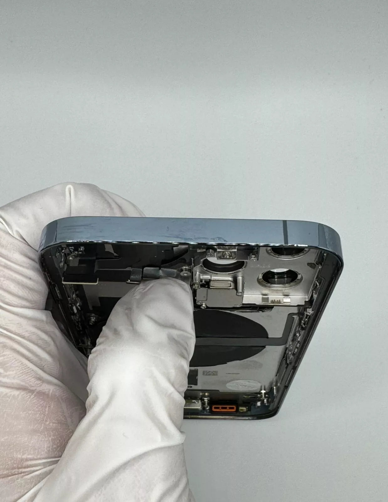 iPhone 13 Pro Max Housing Back Replacement Sierra Blue With Small Parts Grade B