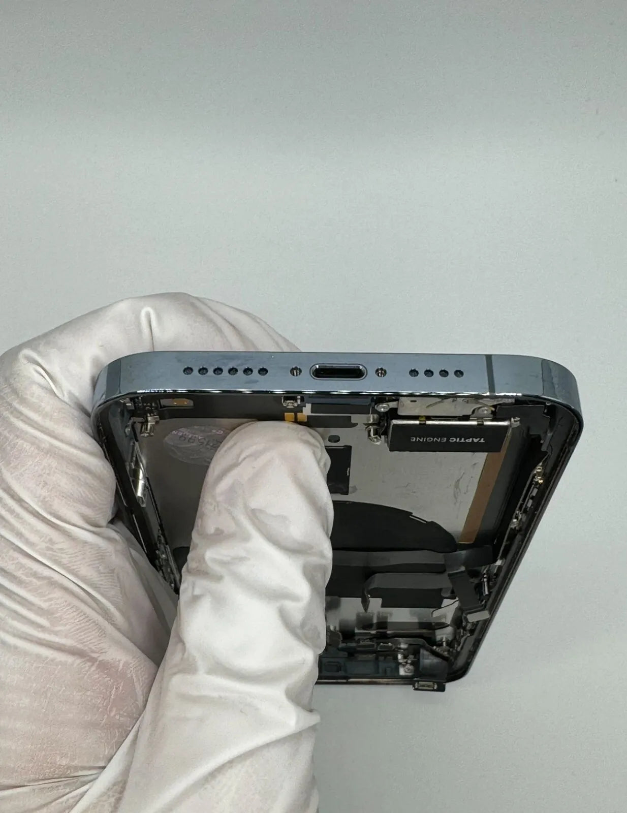 iPhone 13 Pro Max Housing Back Replacement Sierra Blue With Small Parts Grade B