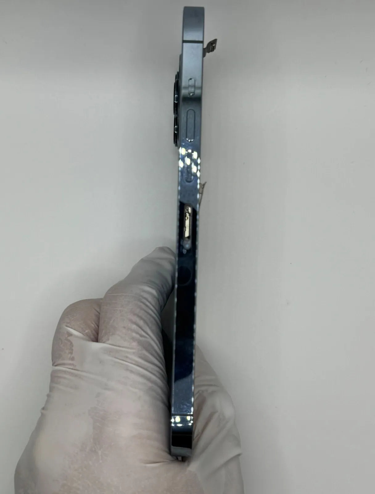 iPhone 13 Pro Max Housing Back Replacement Sierra Blue With Small Parts Grade B