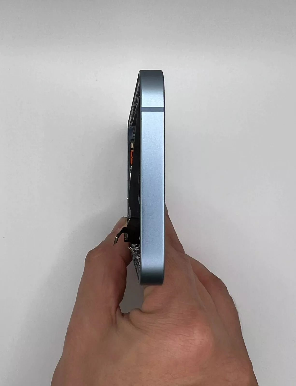 iPhone 14 Blue Back Frame Housing Replacement W Small Parts Grade B