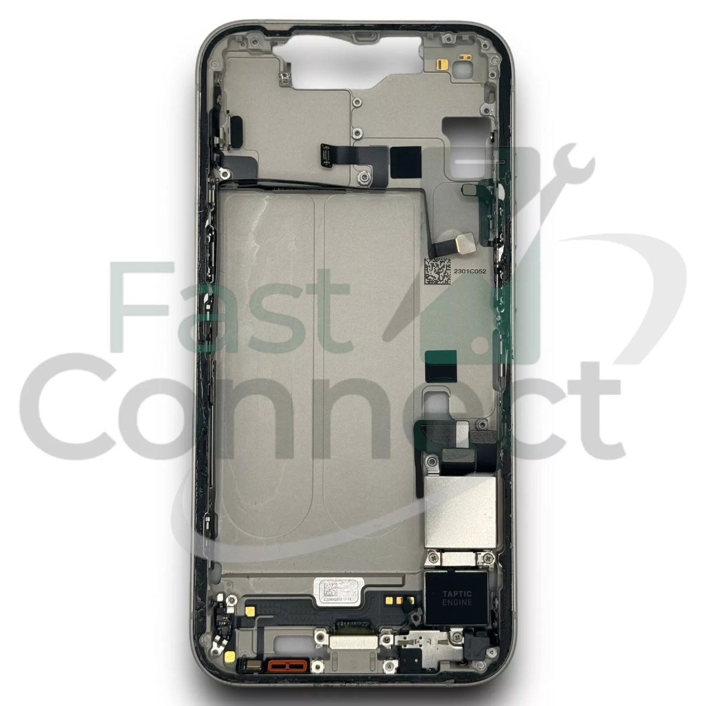 iPhone 14 Silver Back Frame Housing Replacement W Small Parts Grade AB