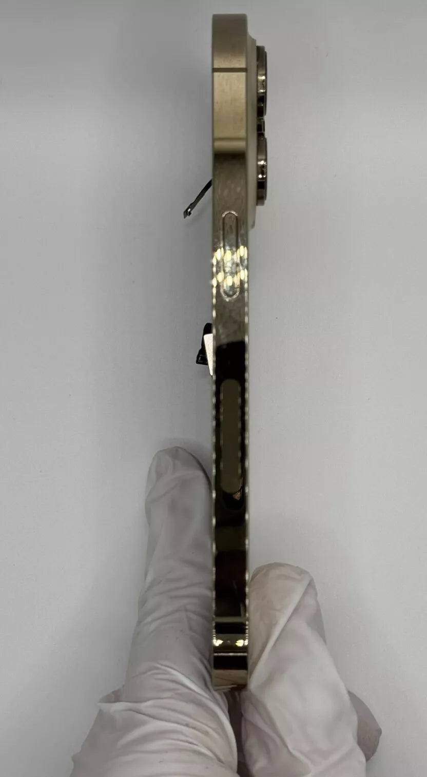 iPhone 14 Pro Gold Back Housing Replacement W Small Part OEM Grade AB
