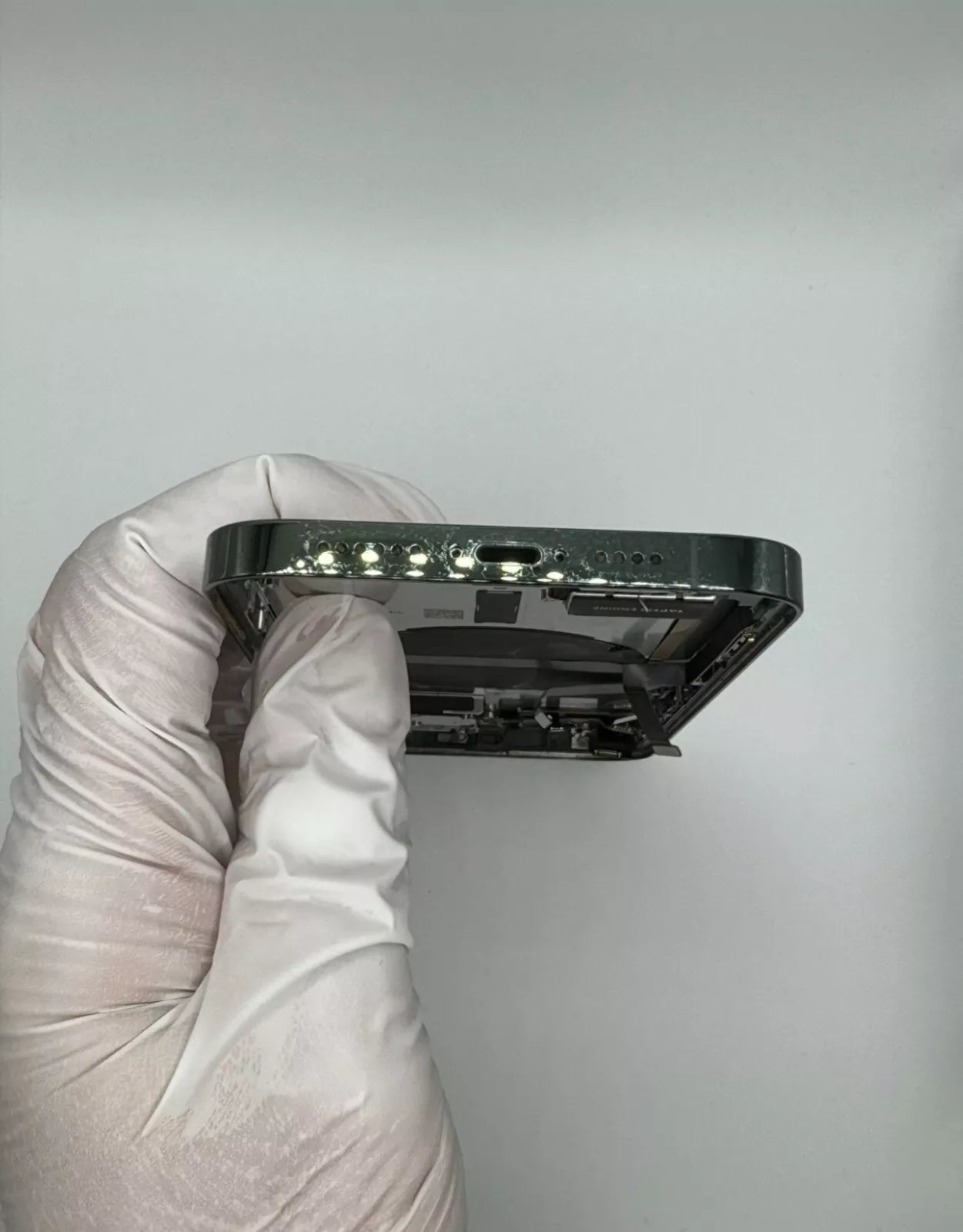 iPhone 13 Pro Max Housing Back Replacement Alpine Green With Small Parts Grade B
