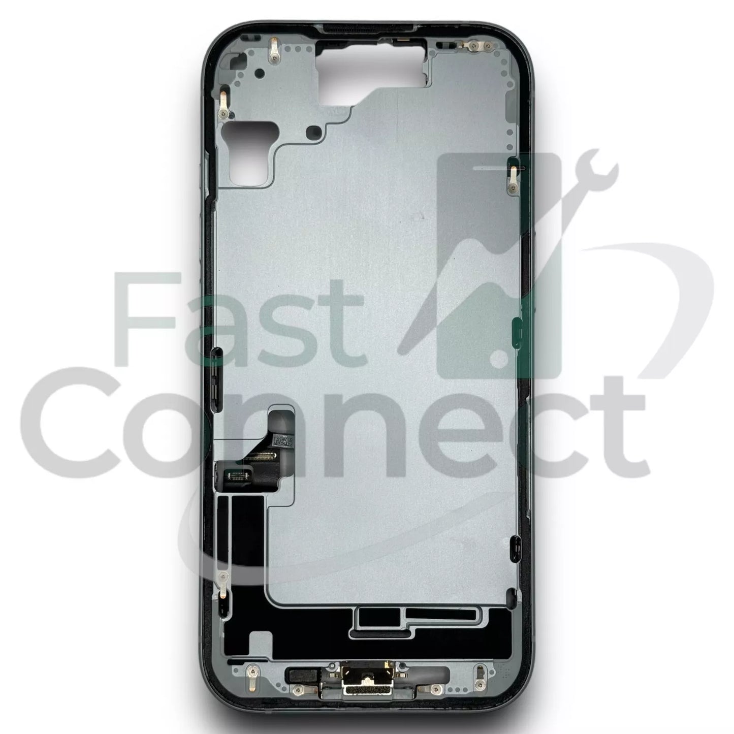 iPhone 15 Blue Back Frame Housing Replacement W Small Parts Grade A