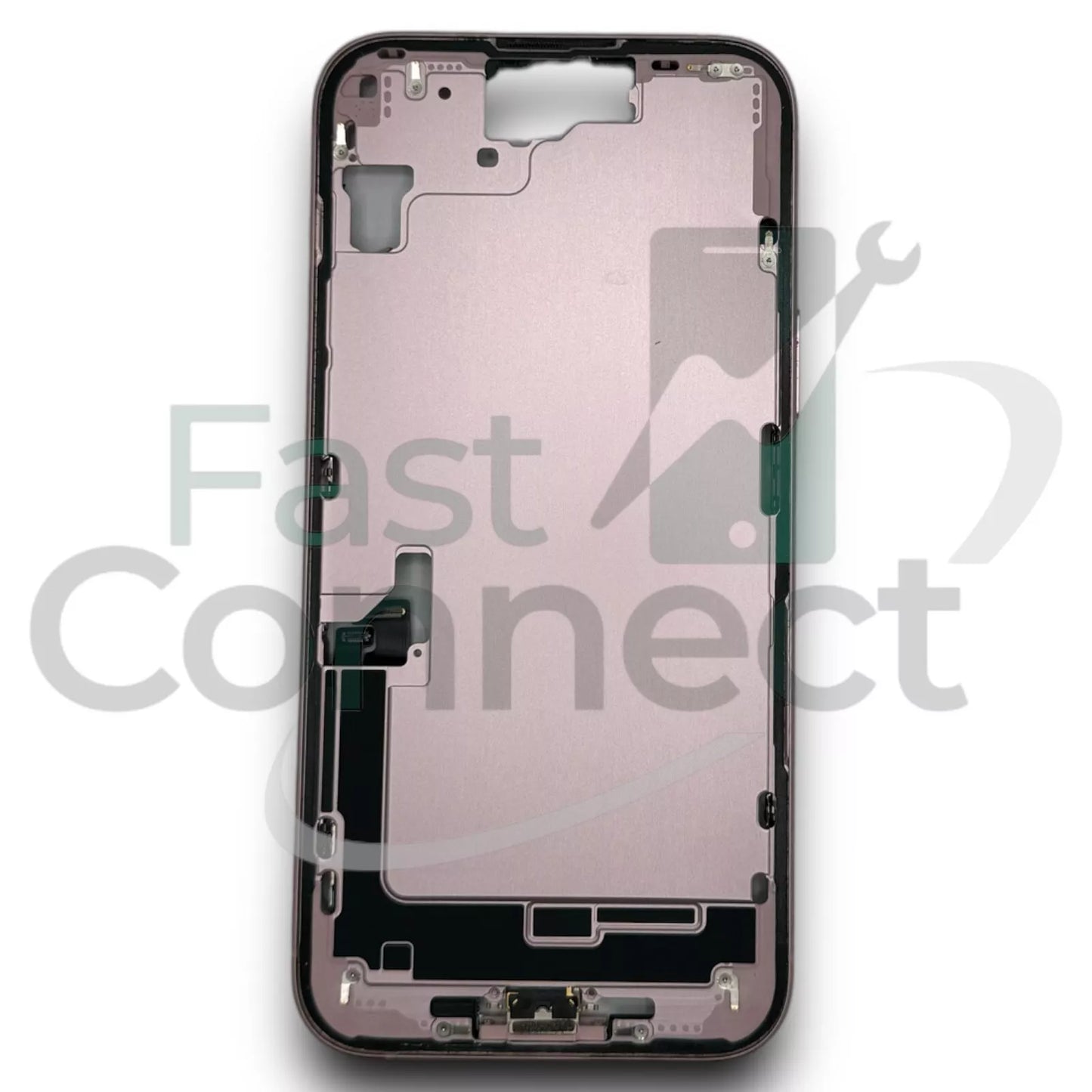 iPhone 15 Plus Pink Back Frame Housing Replacement W Small Parts Grade AB