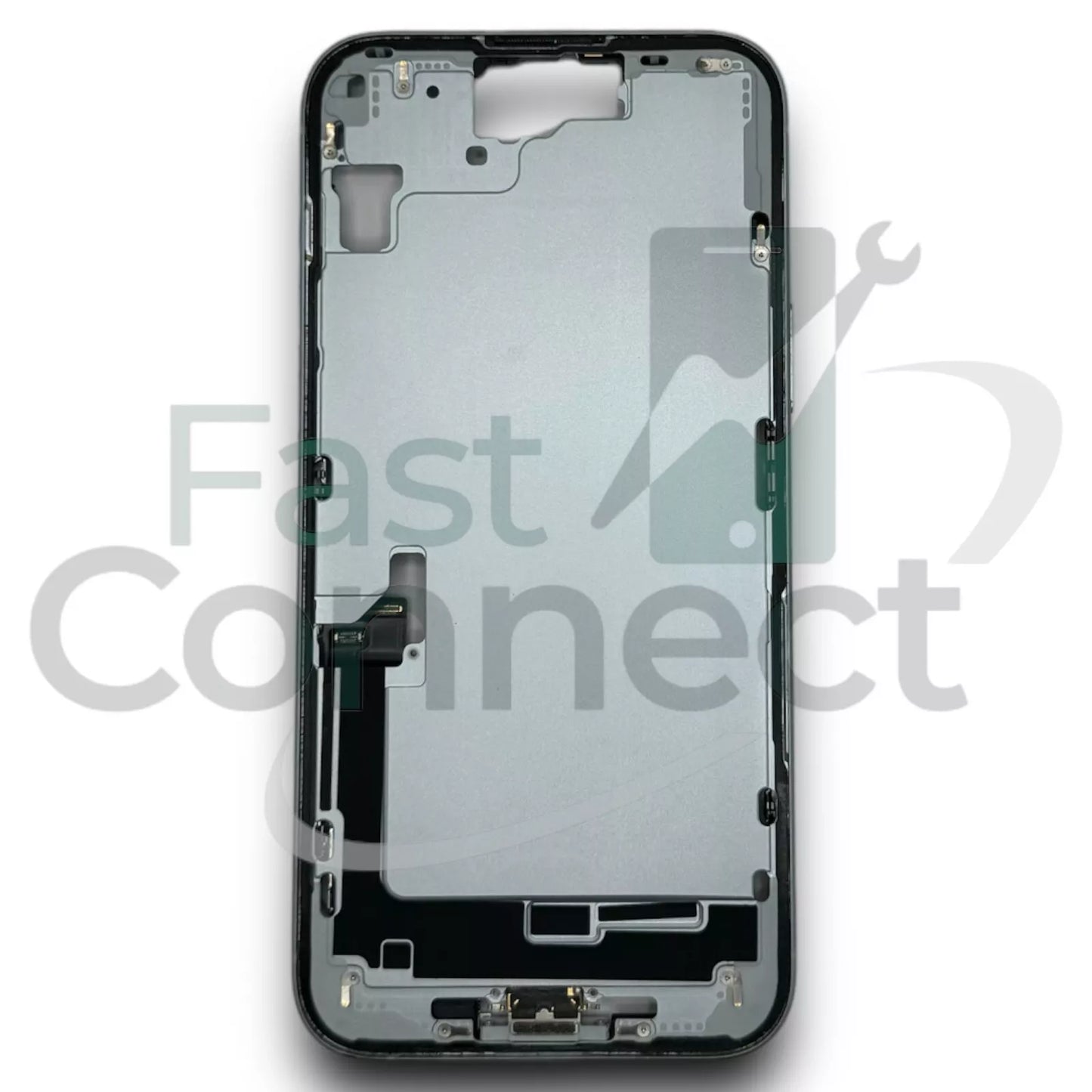 iPhone 15 Blue Back Frame Housing Replacement W Small Parts Grade B