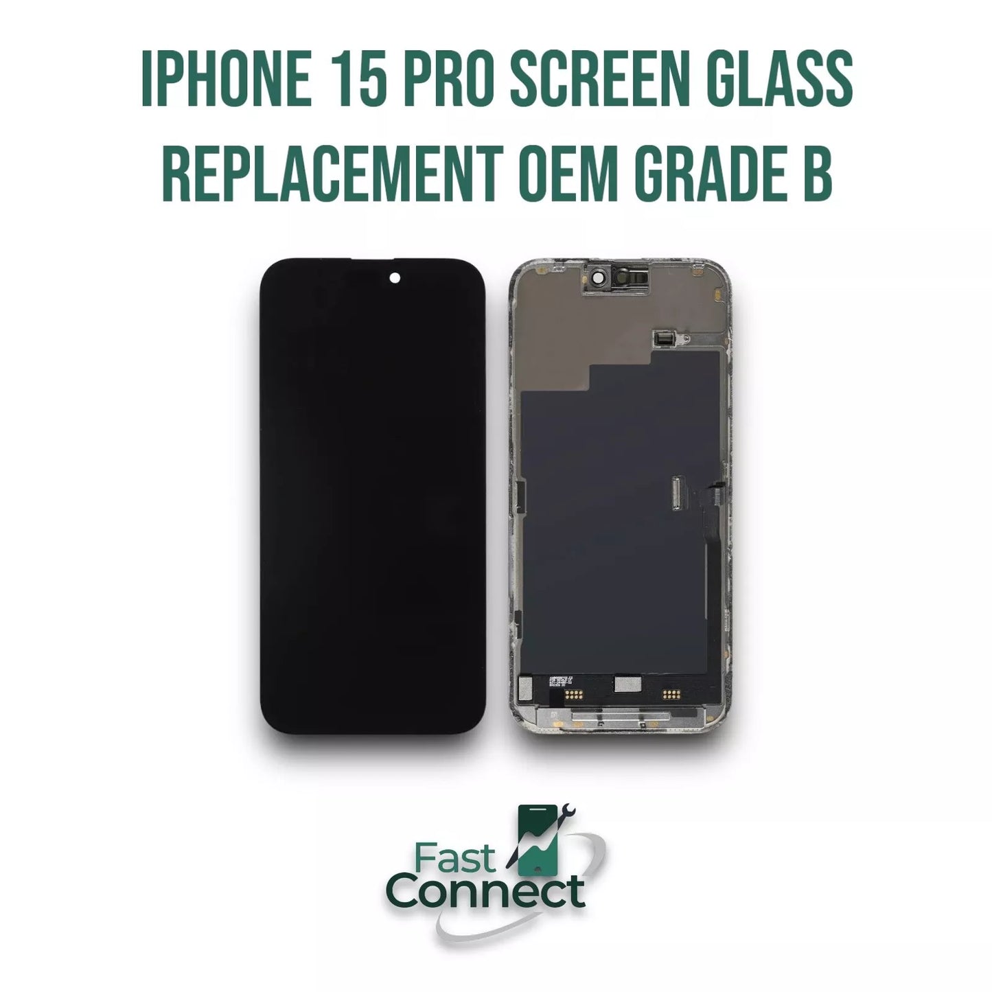 iPhone 15 Pro Screen Glass Replacement OLED LCD Original Apple OEM Grade B