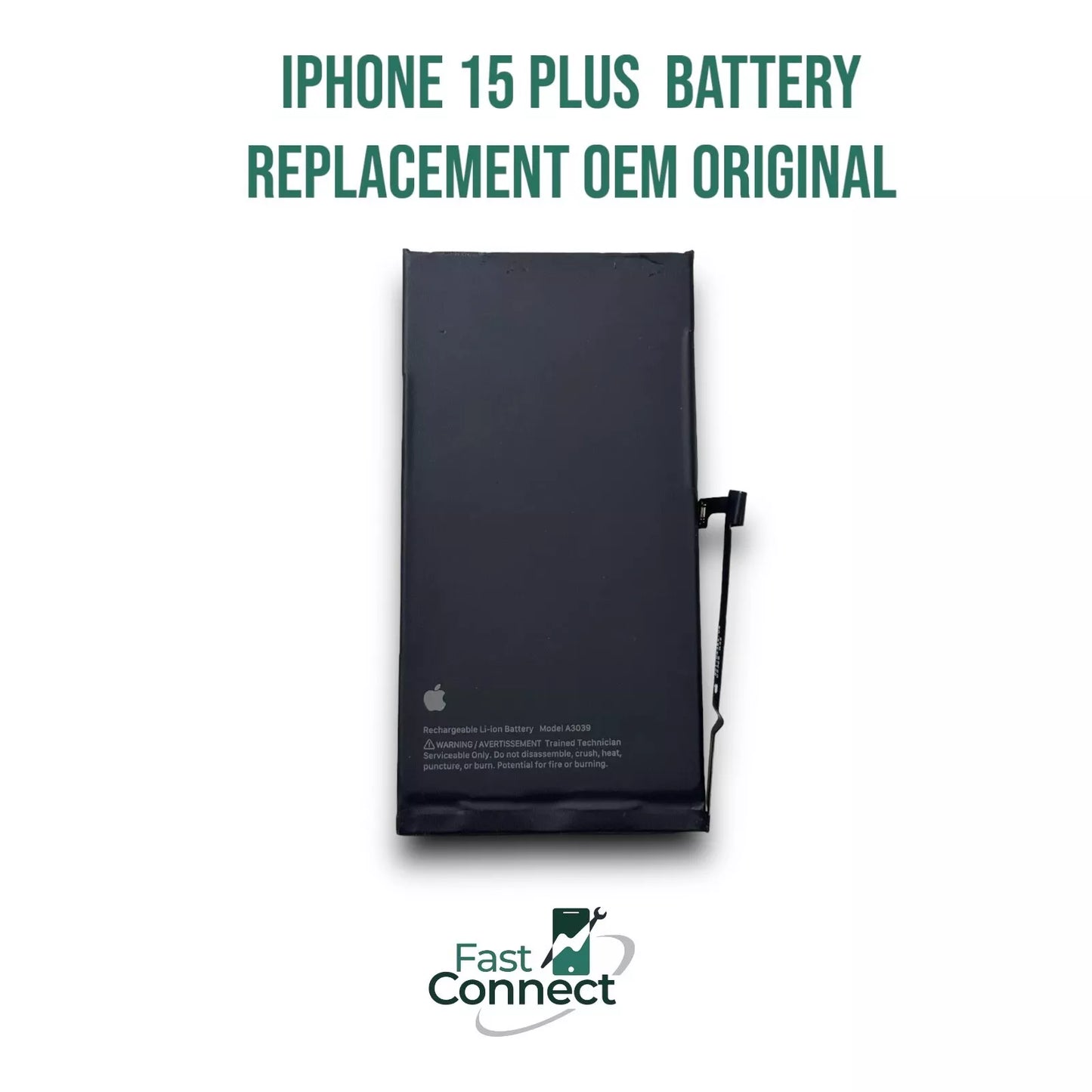 iPhone 15 Plus Battery Replacement OEM Original Apple BH 100%