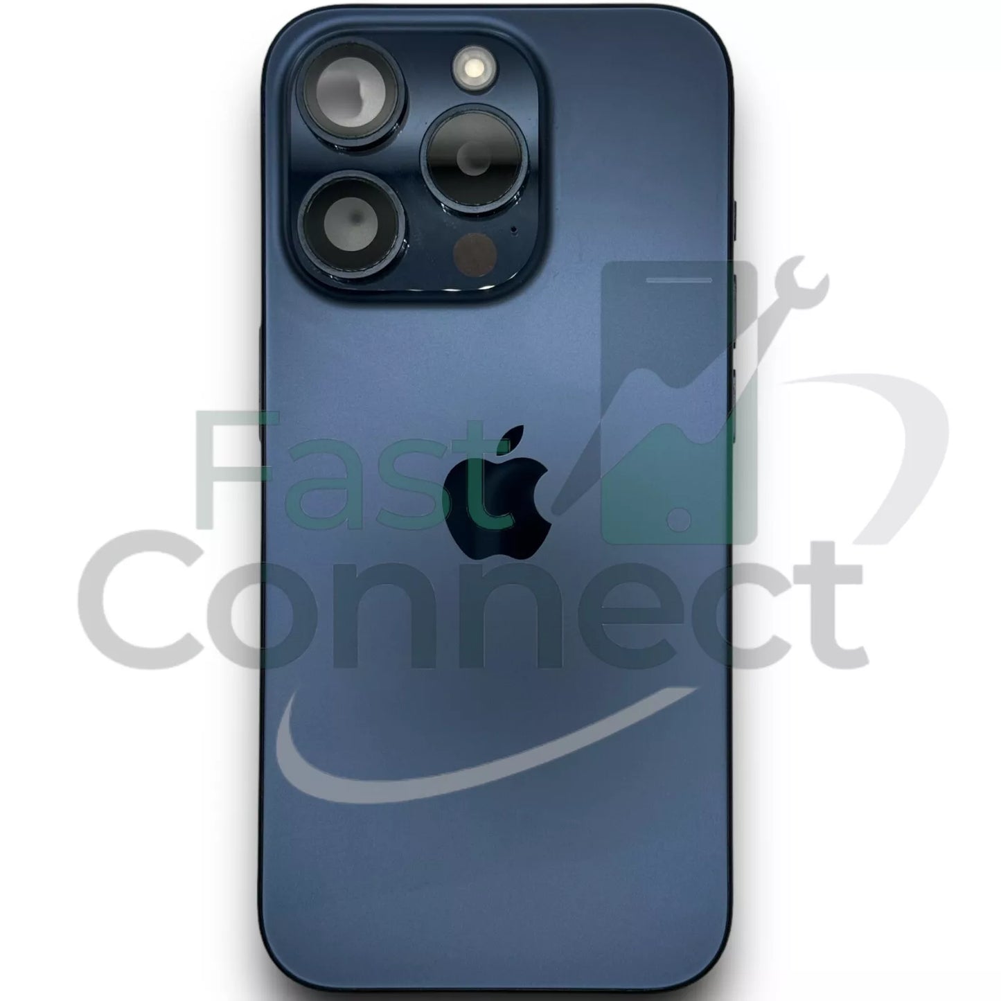 iPhone 15 Pro Blue Titanium Back Frame Housing OEM Replacement Grade AB
