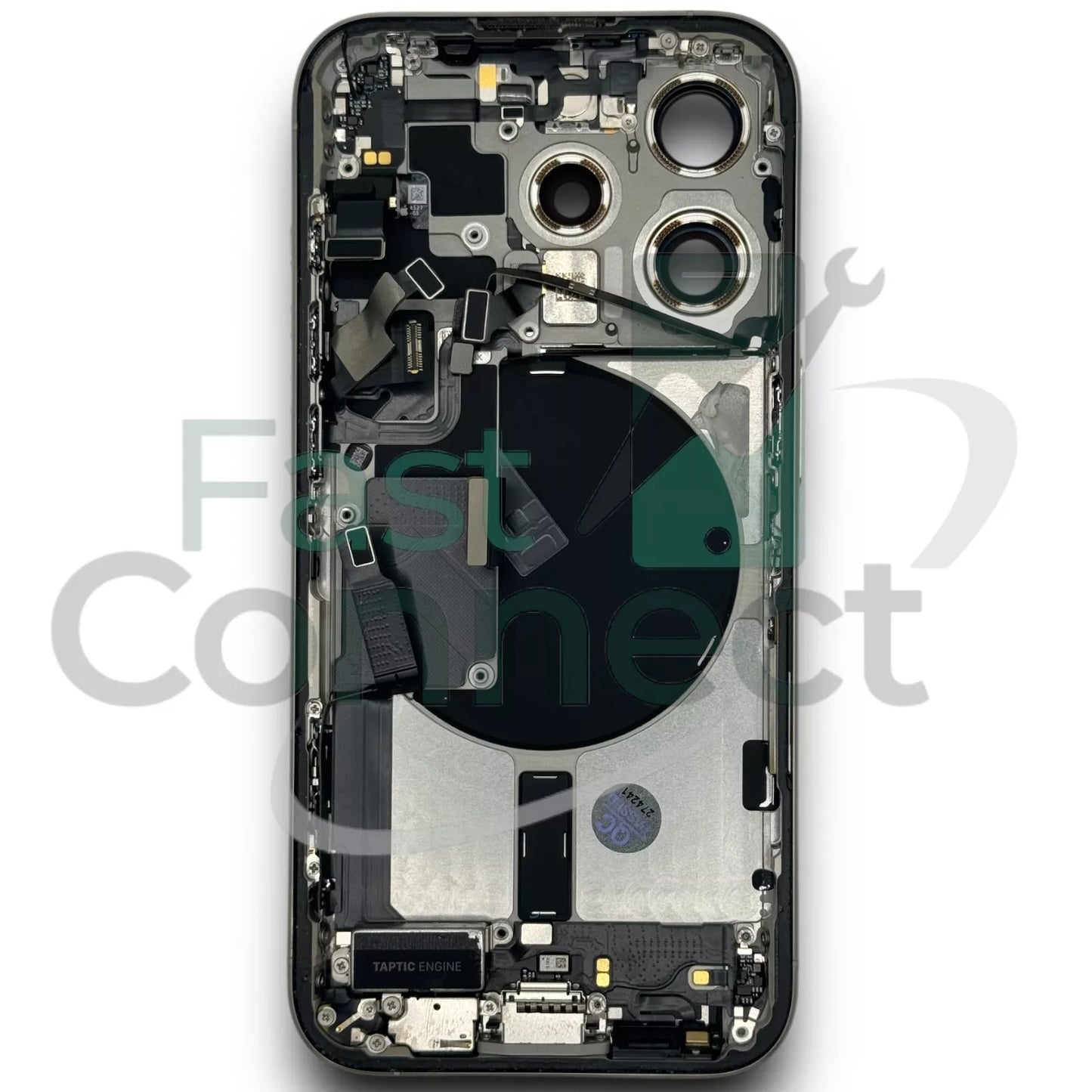 iPhone 15 Pro Black Titanium Back Frame Housing OEM Replacement Grade AB