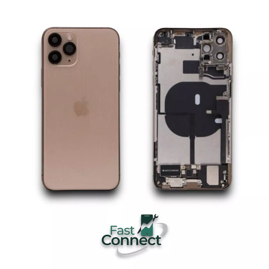 iPhone 11 Pro Gold Back Housing Replacement W Small Parts Apple Grade AB