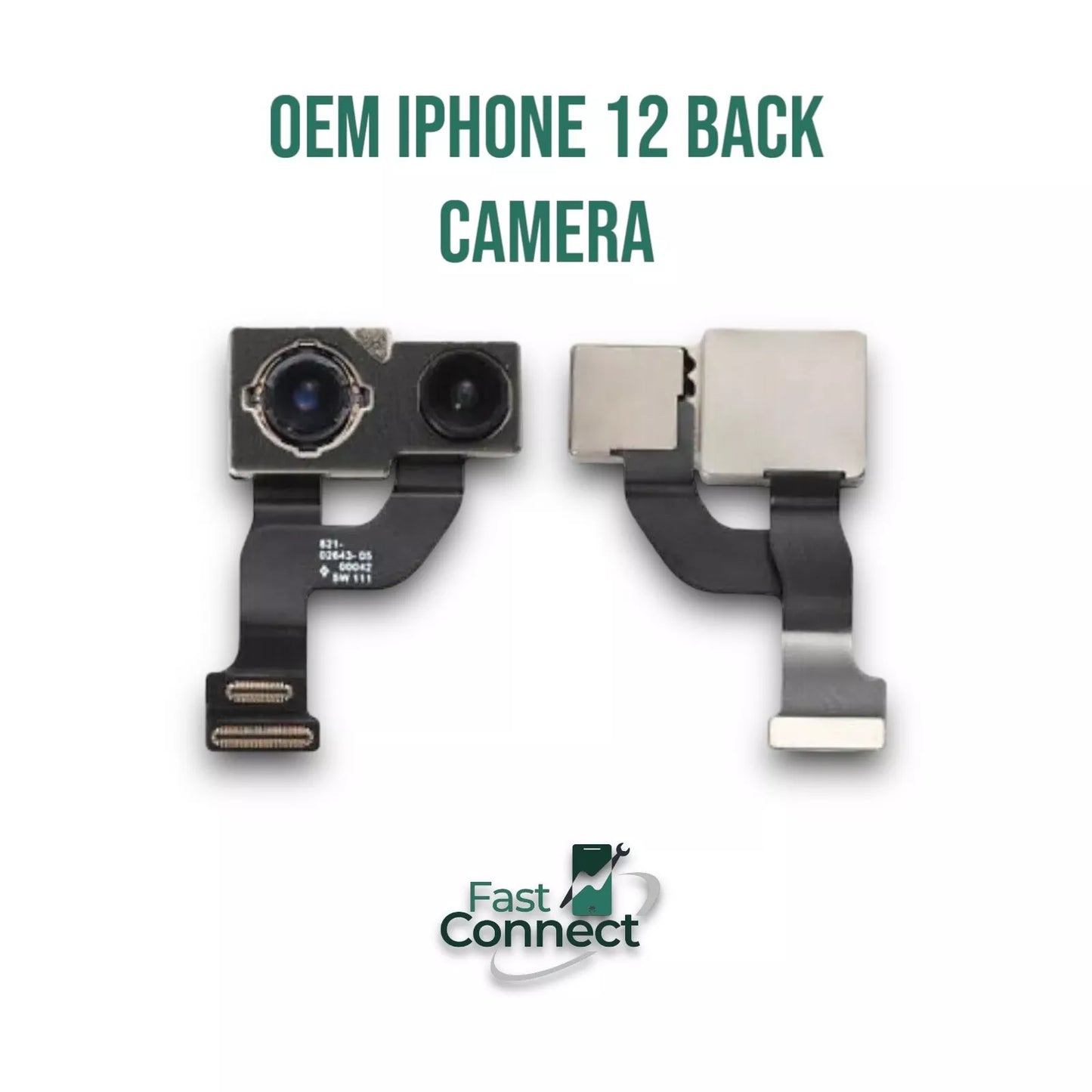 OEM iPhone 12 Back Camera Lens Rear Camera Module Flex Replacement Part