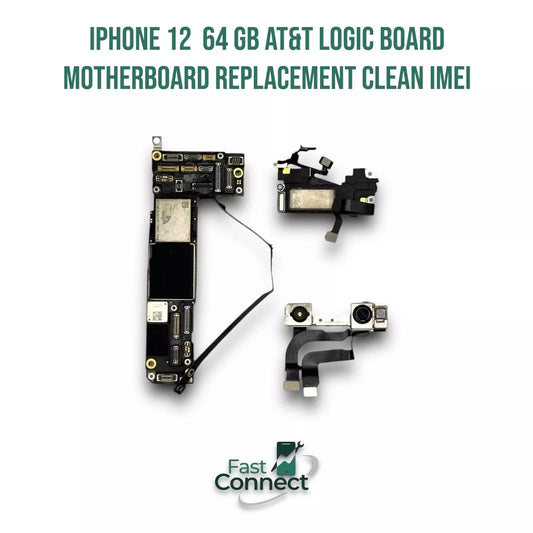 iPhone 12 64 GB AT&T Logic Board Motherboard Replacement Clean IMEI