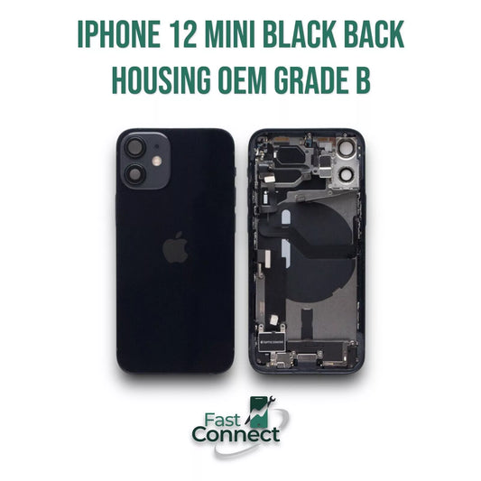 iPhone 12 Mini Black Back Housing Replacement OEM Original Genuine Grade B