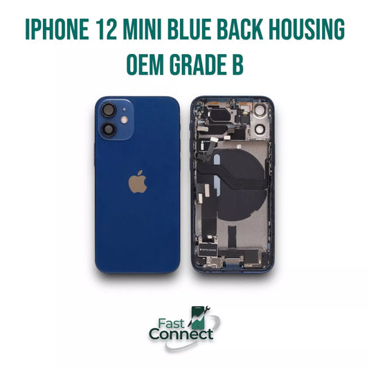 iPhone 12 Mini Blue Back Housing Replacement OEM Original Genuine Grade B