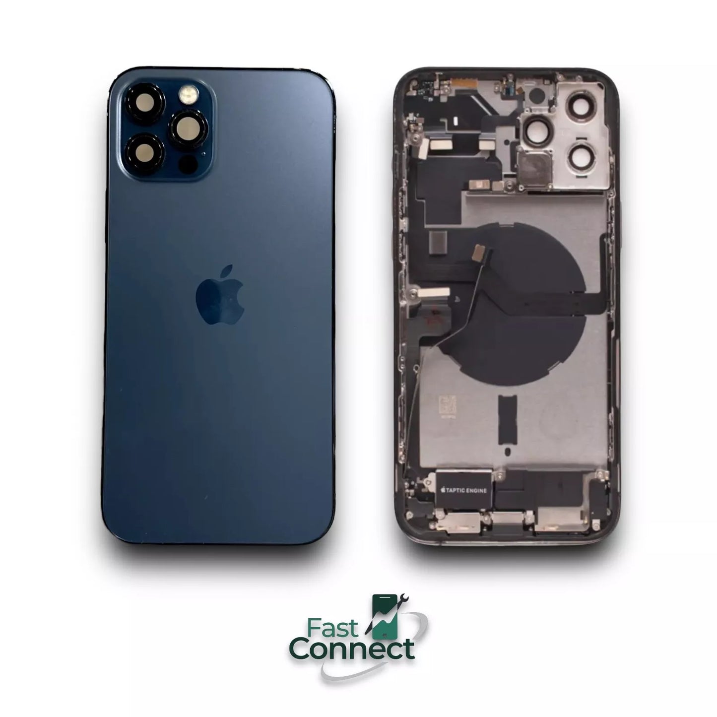 iPhone 12 Pro Max Housing Back Glass Replacement - OEM S-Parts Original Grade AB