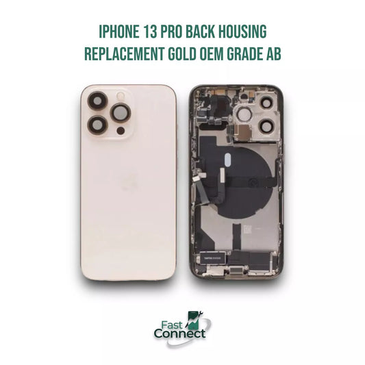 iPhone 13 Pro Back Housing Replacement Frame Sierra Gold Original OEM Grade AB