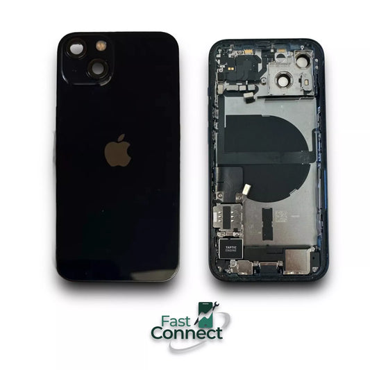 iPhone 13 Midnight Black Back Housing Replacement With Small Parts OEM Grade B