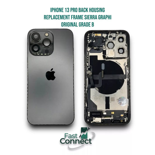 iPhone 13 Pro Replacement OEM Housing With Back Glass iPhone 13 Pro Replacement OEM Housing With Back Glass