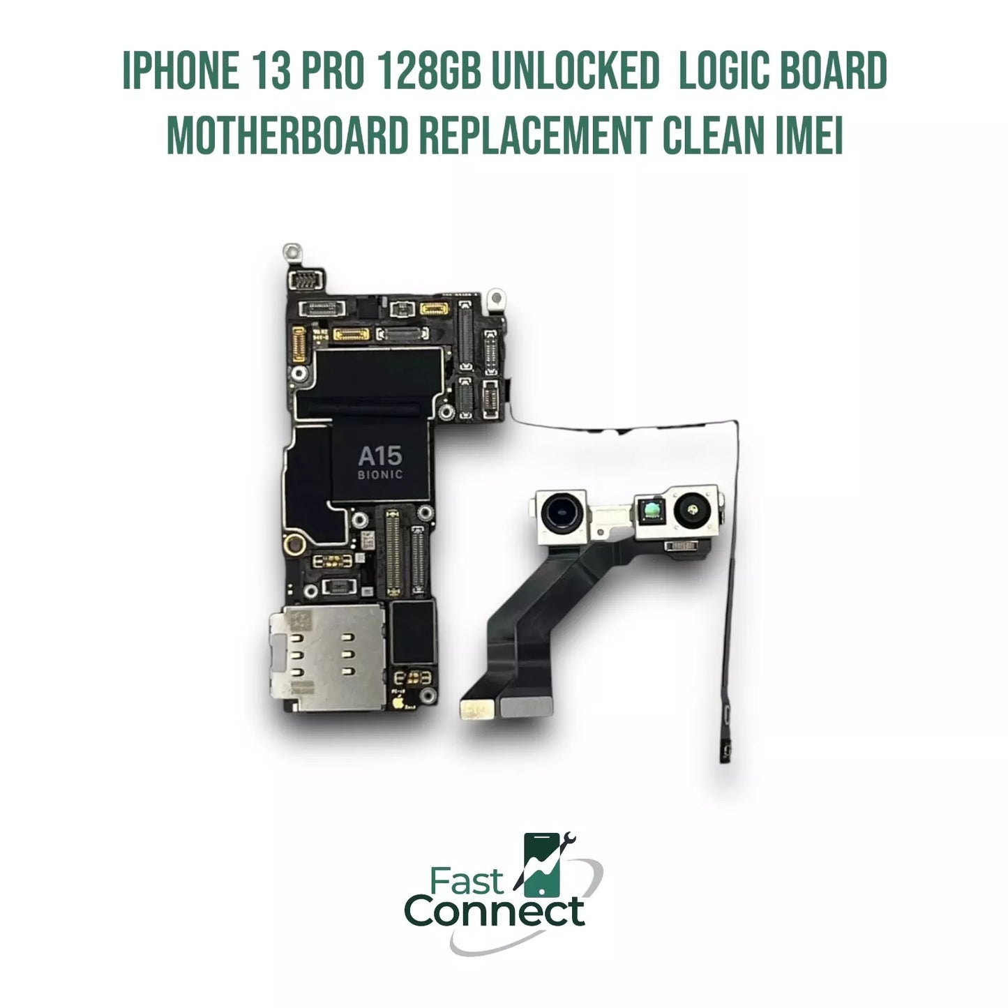 iPhone 13 Pro 128GB Unlocked Logic Board Motherboard Replacement Clean IMEI