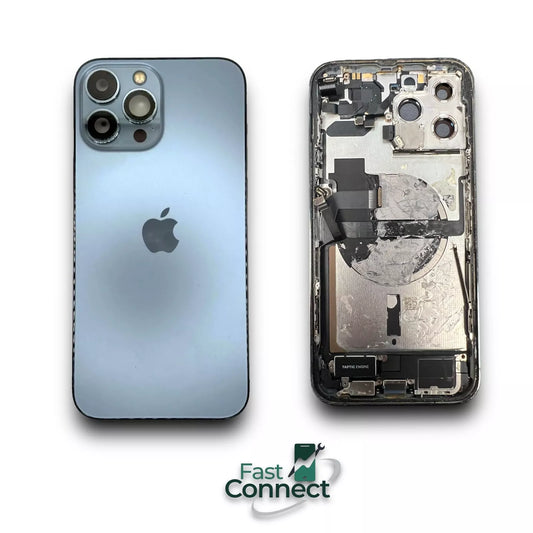 iPhone 13 Pro Max Housing Back Replacement Sierra Blue With Small Parts Grade C