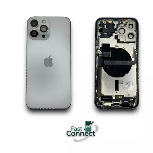 iPhone 13 Pro Max Housing Back Replacement White With Small Parts Grade A