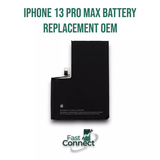 iPhone 13 Pro Max Battery Replacement Li-ion Original OEM Battery Health 85-90%