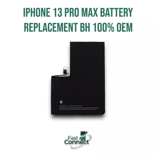 iPhone 13 Pro Max Battery Replacement Li-ion Original OEM Battery Health 100%