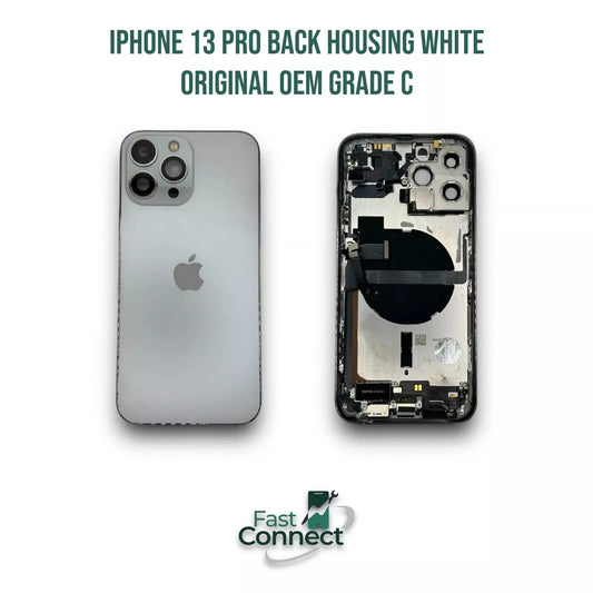 iPhone 13 Pro Back Housing Replacement Frame white Original OEM Grade C