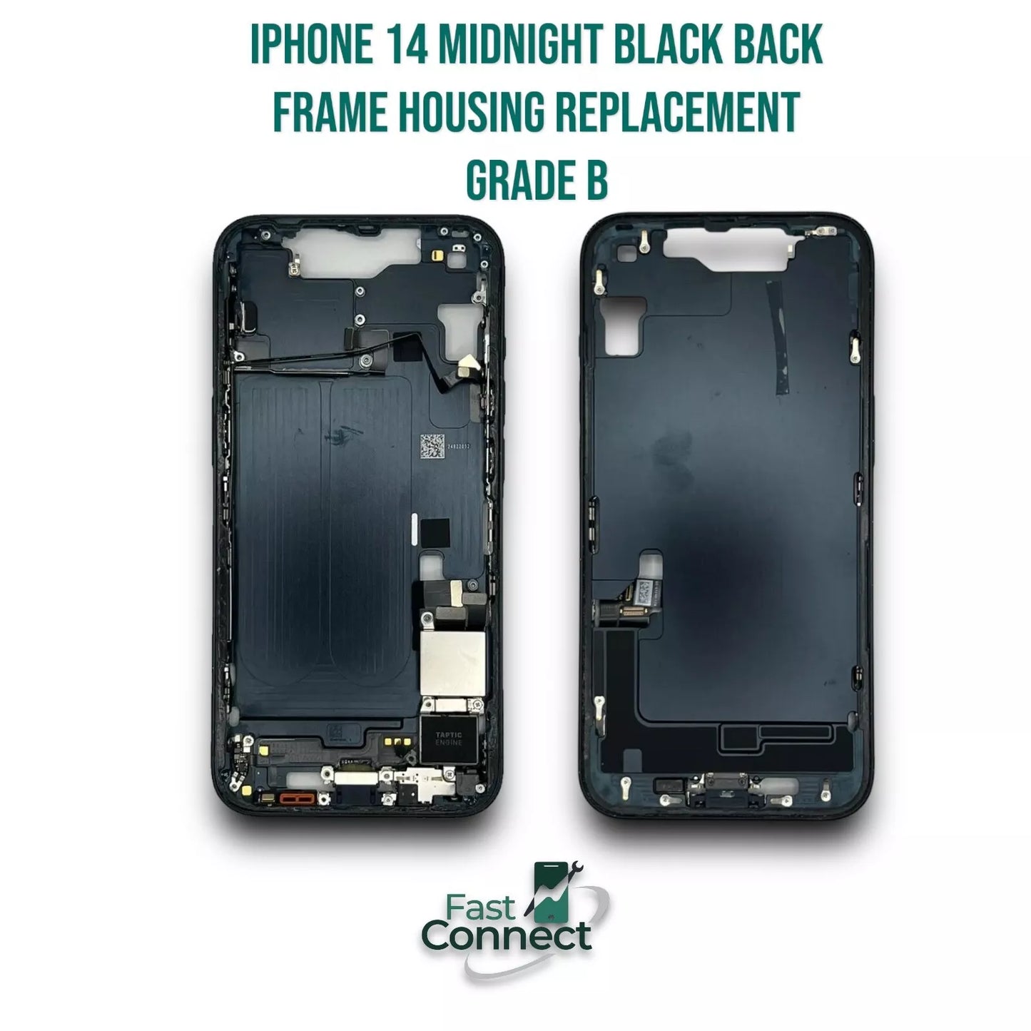 iPhone 14 Midnight black Back Glass Replacement OEM Original Apple Grade B