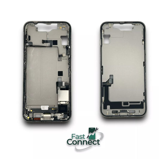 iPhone 14 Silver Back Frame Housing Replacement W Small Parts Grade AB