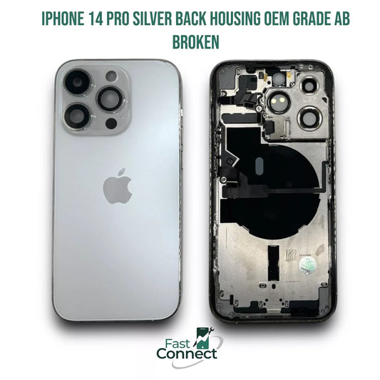 iPhone 14 Pro Silver Back Housing Replacement OEM Grade AB please read