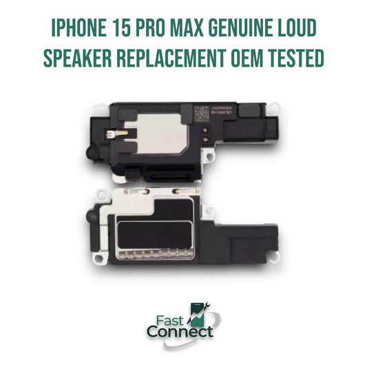 iPhone 15 Pro Max Genuine Loud Speaker Replacement OEM TESTED