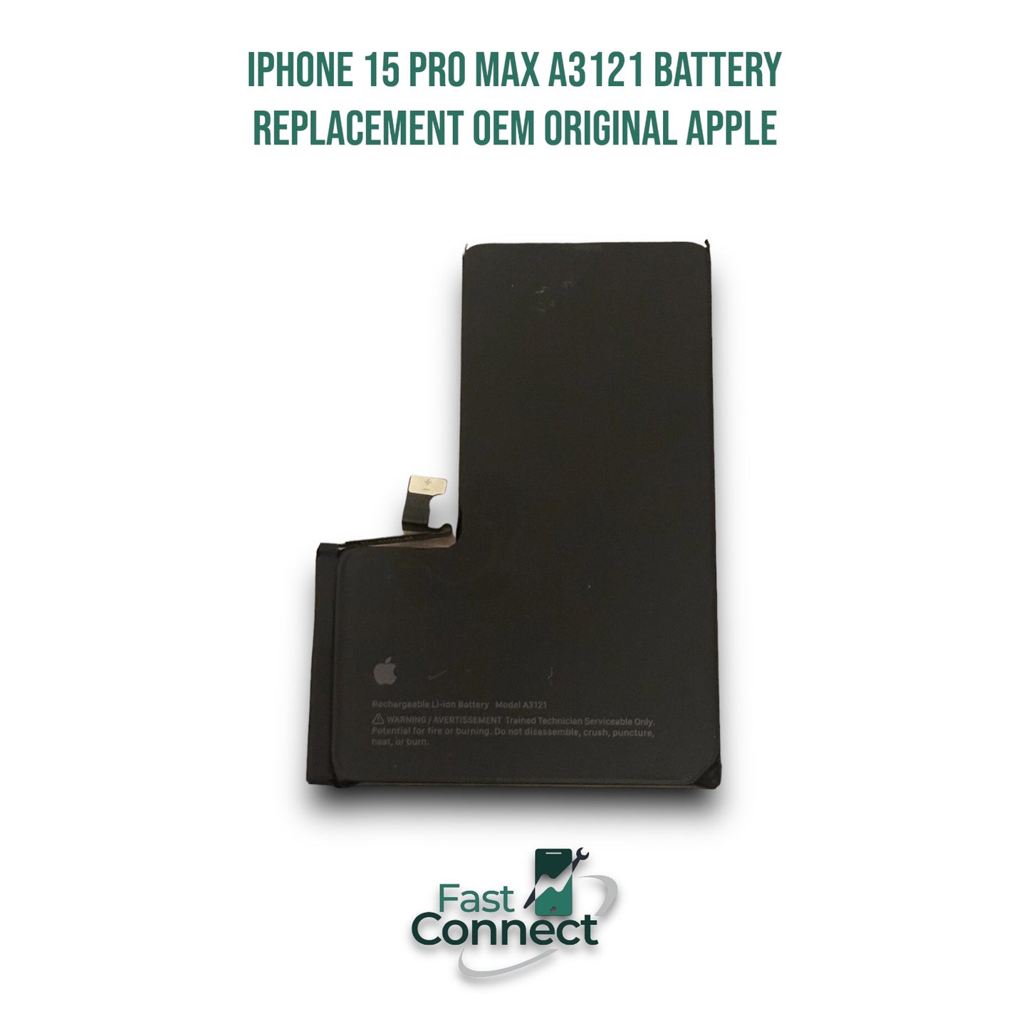 Phone 15 Pro Max A3121 Battery Replacement OEM Original Apple BH 100%