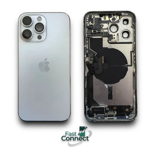 iPhone 14 Pro max Silver Housing Replacement W Small Part OEM Grade A