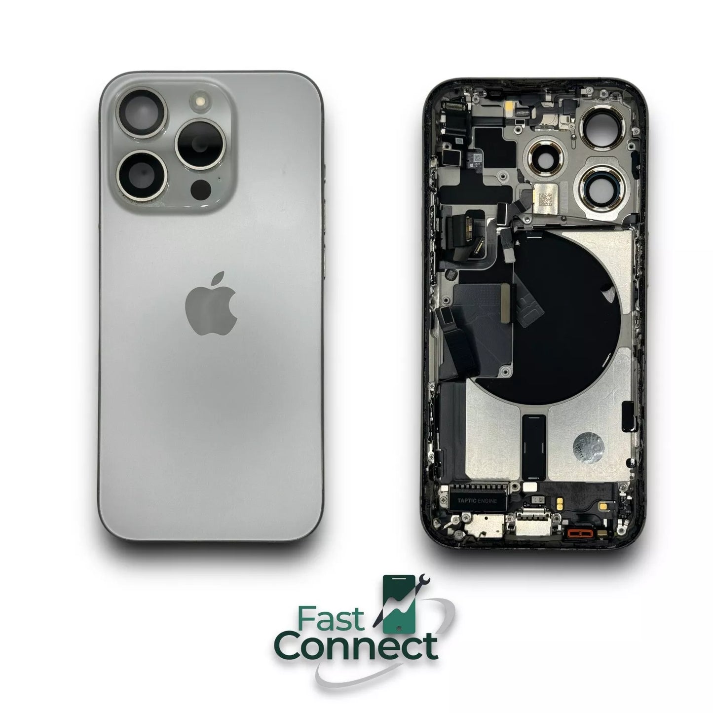 iPhone 15 Pro White Titanium Back Frame Housing OEM Replacement iPhone 15 Pro White Titanium Back Frame Housing OEM Replacement