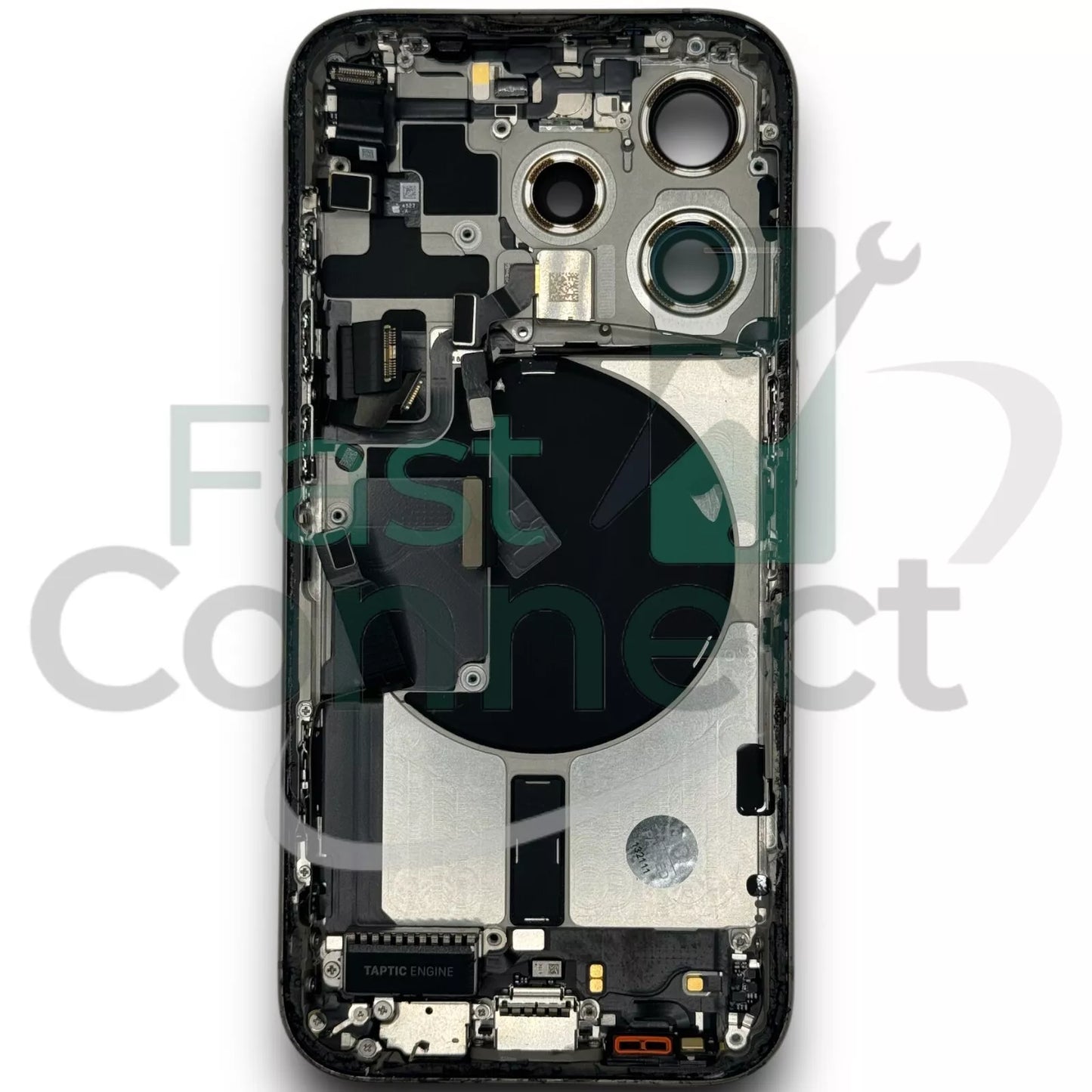 iPhone 15 Pro White Titanium Back Frame Housing OEM Replacement Grade A