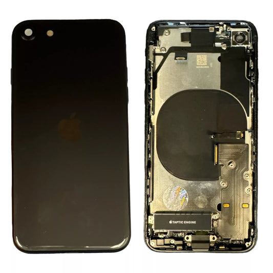 iPhone SE 2nd Gen back housing Replacement Black Gray With Small Parts Grade AB