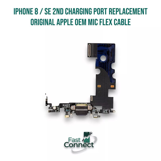 iPhone 8 / SE 2nd Charging Port Replacement Original Apple OEM Mic Flex Cable