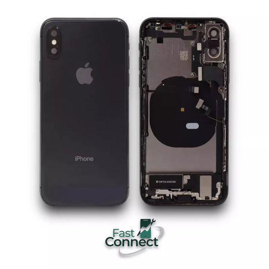 iPhone X Space Gray Back Housing Replacement Frame Back Glass Original Grade B