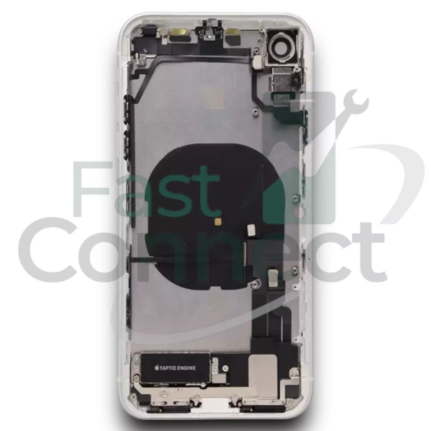 iPhone XR Housing Back Replacement Frame Silver Original White OEM Pull Grade A