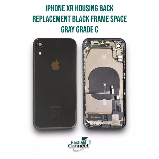 iPhone XR Housing Back Replacement Black Frame Space Gray Original OEM Grade C