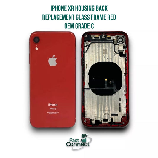 iPhone XR Housing Replacement Glass Red Original OEM Grade C No charging port