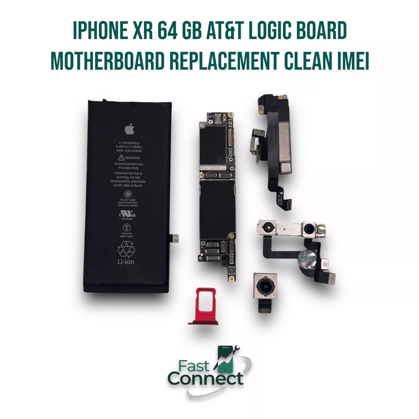 iPhone XR 64 GB AT&T Logic Board Motherboard Replacement Clean IMEI